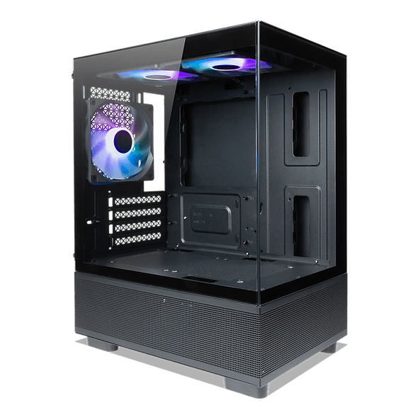 TECWARE INFINITY M2 ARGB OMNI LINK DUAL TEMPERED GLASS MATX CASE - 3x ARGB Omni Link Fans Included, Same High Performance and Reliability as OMNI PWM fans