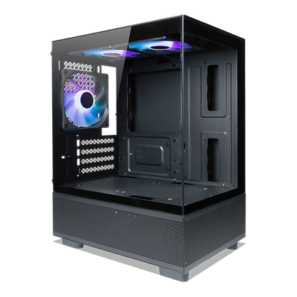 TECWARE INFINITY M2 ARGB OMNI LINK DUAL TEMPERED GLASS MATX CASE - 3x ARGB Omni Link Fans Included, Same High Performance and Reliability as OMNI PWM fans