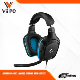 LOGITECH G431 7.1 WIRED GAMING HEADSET (2Y)