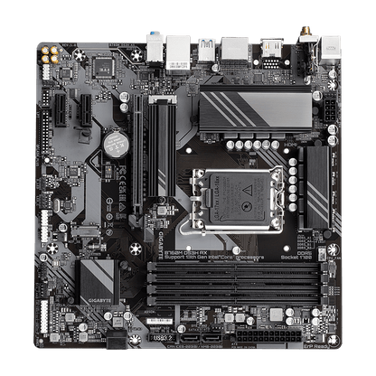 GIGABYTE B760M DS3H AX (rev. 1.x) LGA1700 socket/Wi-Fi 6E/DDR5 Support/2.5GbE LAN/ULTRA DURABLE MATX Motherboard