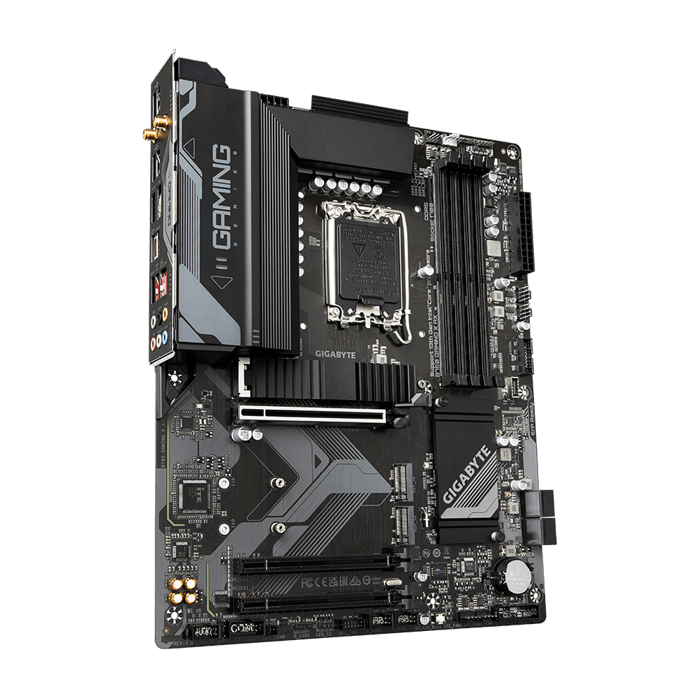 GIGABYTE B760 GAMING X AX (rev. 1.x) Wi-Fi 6E DDR5 LGA 1700 M.2 PCIe 4.0 ATX Motherboard