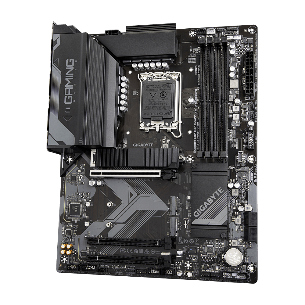 GIGABYTE B760 GAMING X AX (rev. 1.x) Wi-Fi 6E DDR5 LGA 1700 M.2 PCIe 4.0 ATX Motherboard
