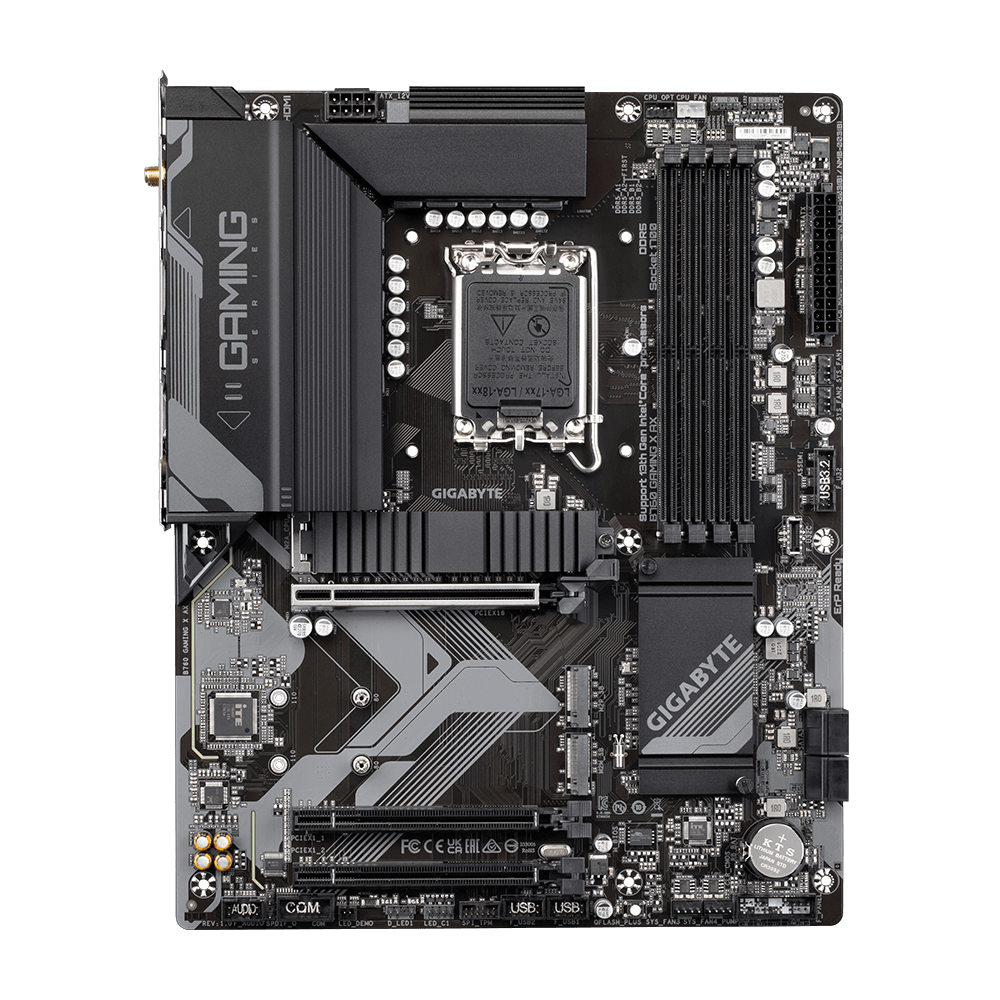 GIGABYTE B760 GAMING X AX (rev. 1.x) Wi-Fi 6E DDR5 LGA 1700 M.2 PCIe 4.0 ATX Motherboard