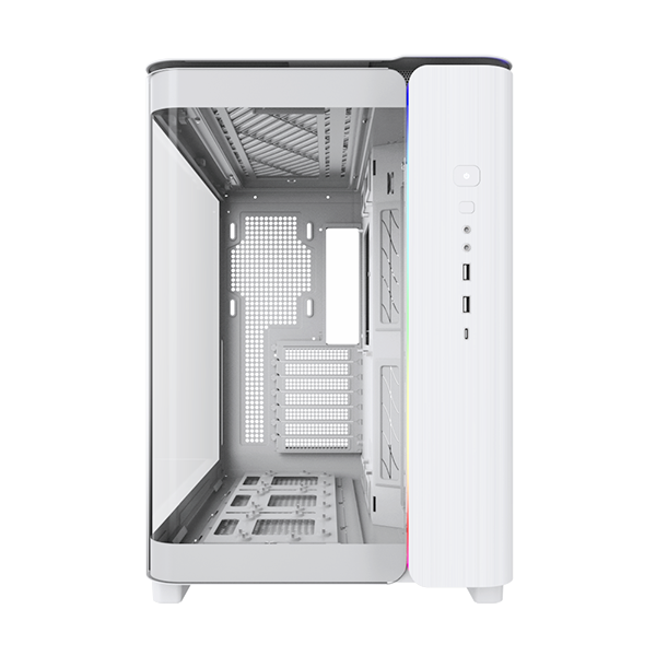 Montech KING 95 WHITE Tempered Glass ATX Middle Tower Case (Dynamic Duo Airflow Modes)