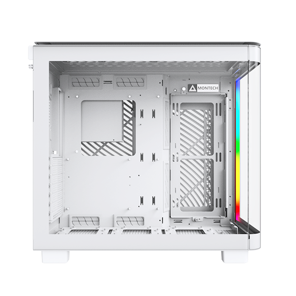 Montech KING 95 WHITE Tempered Glass ATX Middle Tower Case (Dynamic Duo Airflow Modes)