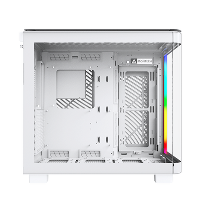 Montech KING 95 WHITE Tempered Glass ATX Middle Tower Case (Dynamic Duo Airflow Modes)
