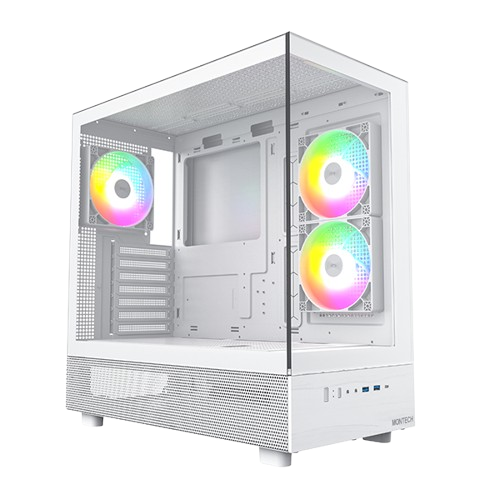 MONTECH XR Mid -Tower Chassis Case - BLACK/WHITE