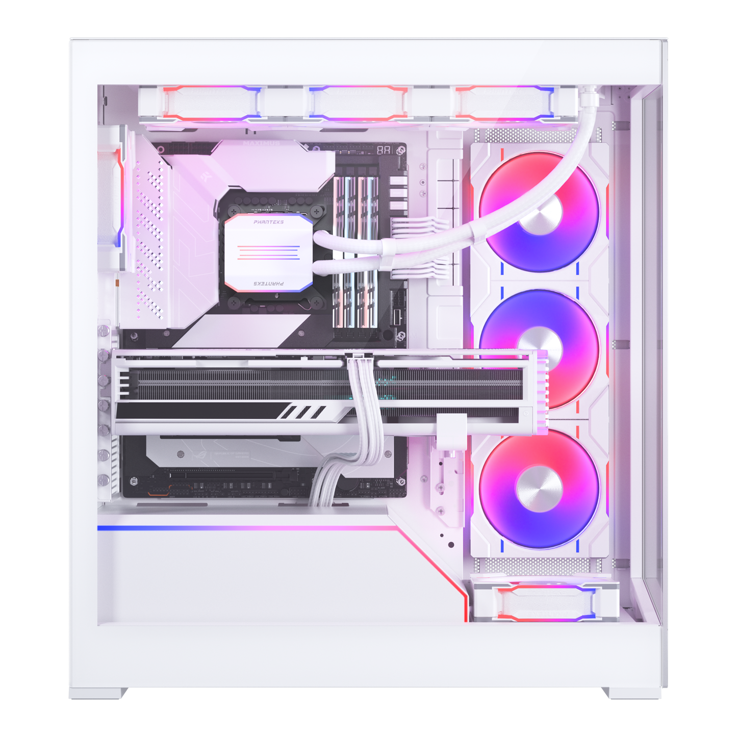 PHANTEKS NV5 Series Black/White ATX/Micro-ATX/Mini-ITX/E-ATX Casing