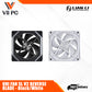 LIAN LI UNI FAN SL V2 Single Reverse blade without controller Black/White - 2yrs Wty