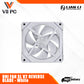 LIAN LI UNI FAN SL V2 Single Reverse blade without controller Black/White - 2yrs Wty