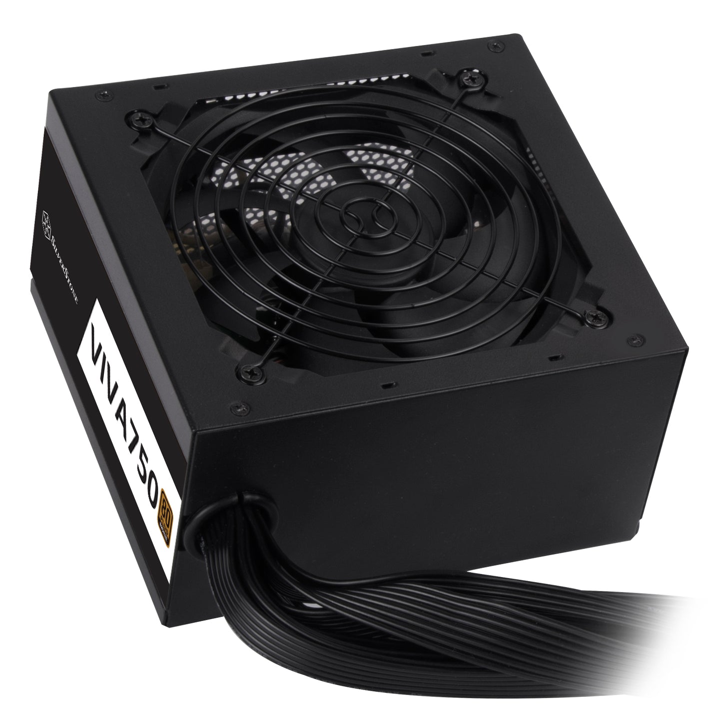 SilverStone VIVA 750 Bronze (VIVA Series) 80 Plus® Bronze 750W ATX Power Supply - Up to 88% Efficiency/230V/PCI-E 8pin and PCI-E 6pin Connectors Support/Active PFC