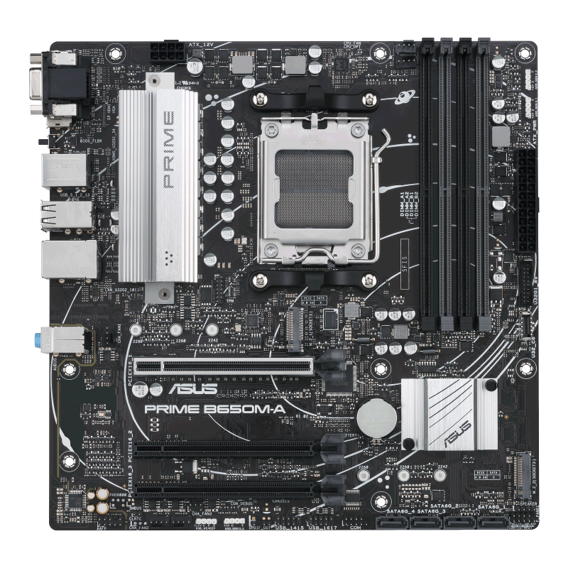 ASUS TUF GAMING LC 240 ARGB AIO CPU Liquid Cooler + ASUS PRIME B650M-A AM5, 2 x M.2, MATX Motherboard (AIO Cooler BUNDLE)