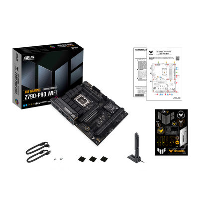 ASUS TUF GAMING Z790-PRO WIFI 6E Motherboard + Intel i7-14700K / i7-14700KF (14th GEN) Processor BUNDLE