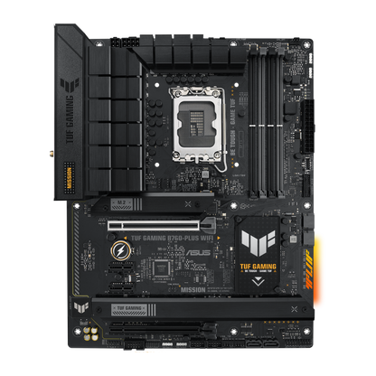 ASUS TUF GAMING LC 240 ARGB AIO CPU Liquid Cooler + ASUS TUF GAMING B760-PLUS WIFI 6 DDR5 INTEL LGA1700 ATX Motherboard (AIO Cooler BUNDLE)