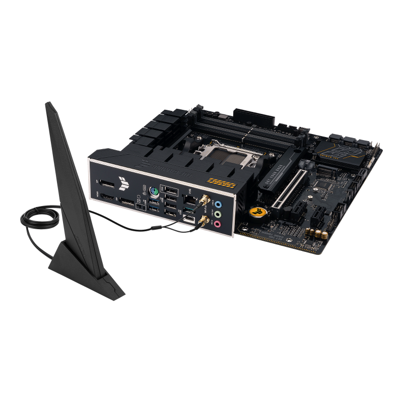 ASUS TUF GAMING B650M-E WIFI AMD Socket AM5 4 x DIMM slots DDR5 Wi-Fi 6 M-ATX GAMING MOTHERBOARD