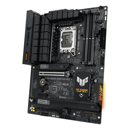 ASUS TUF GAMING LC 240 ARGB AIO CPU Liquid Cooler + ASUS TUF GAMING B760-PLUS WIFI 6 DDR5 INTEL LGA1700 ATX Motherboard (AIO Cooler BUNDLE)