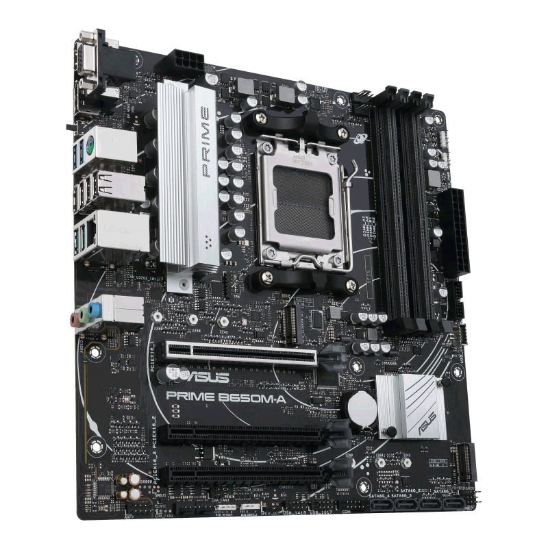 ASUS TUF GAMING LC 240 ARGB AIO CPU Liquid Cooler + ASUS PRIME B650M-A AM5, 2 x M.2, MATX Motherboard (AIO Cooler BUNDLE)
