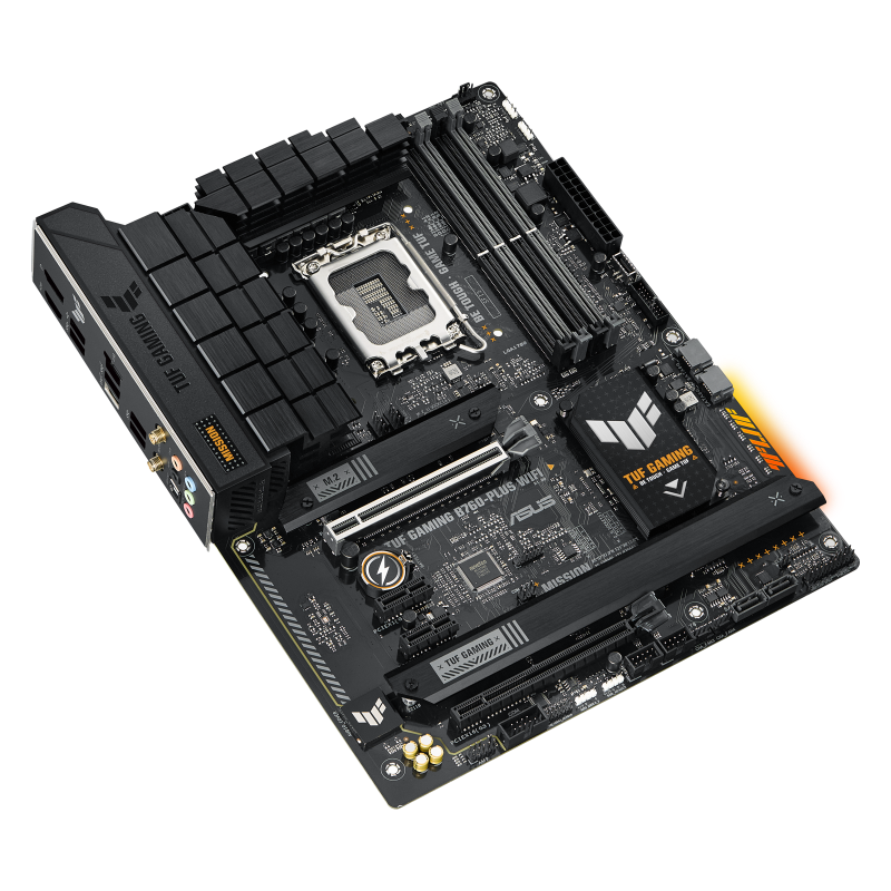 ASUS TUF GAMING LC 240 ARGB AIO CPU Liquid Cooler + ASUS TUF GAMING B760-PLUS WIFI 6 DDR5 INTEL LGA1700 ATX Motherboard (AIO Cooler BUNDLE)