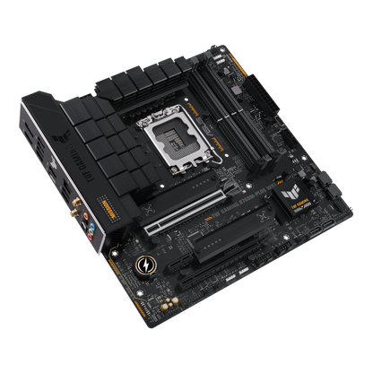 ASUS TUF GAMING LC 240 ARGB AIO CPU Liquid Cooler + ASUS TUF GAMING B760M-PLUS WIFI 6 DDR5 Intel LGA1700 MATX Motherboard (AIO Cooler BUNDLE)