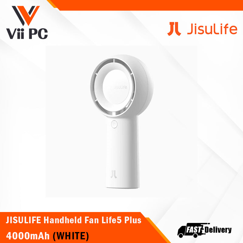JISULIFE Handheld Fan Life5 Plus 4000mAh/6000mAh (Brown/White/Green/Black)