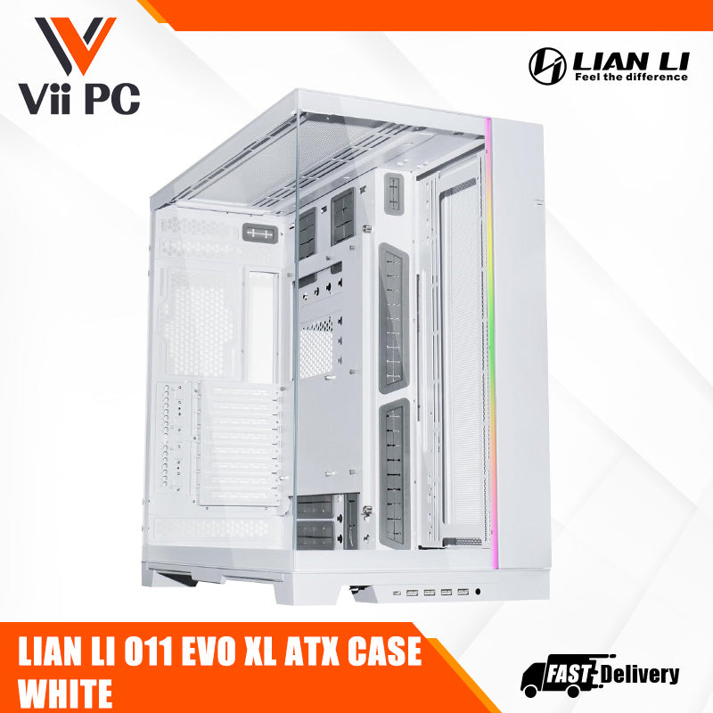 Lian Li 011 Dynamic EVO XL Full Tower Gaming Case O11DEXL-W B&H